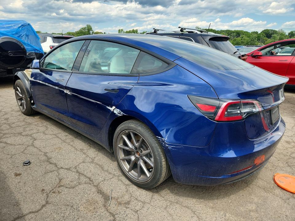 2021 Tesla Model 3 VIN 5YJ3E1EB5MF981335 COPART salvage auction — FRONT END, Ma - Cert Of Title-Reconstrctd Coll, sold $6,700 on 2026-07-02 (photo 2)