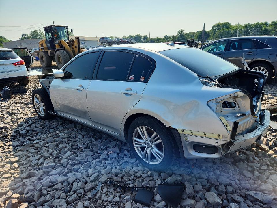 2011 Infiniti G37 VIN JN1CV6AR2BM353224 COPART salvage auction — VANDALISM, Pa - Certificate Of Salvage, sold $400 on 2026-07-20 (photo 2)
