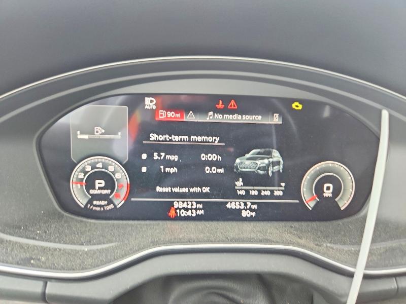 2023 Audi VIN WA1EAAFYXP2031383 COPART salvage auction — FRONT END, Ma - Cert Of Title-Salvage, sold $10,100 on 2026-07-15 (photo 9)