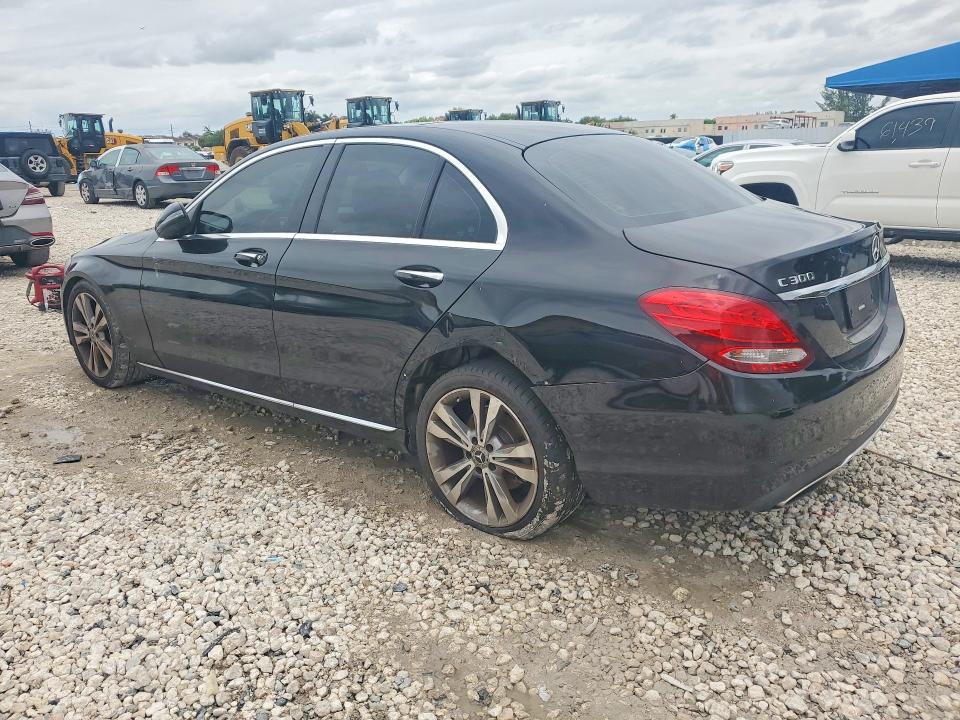 2018 Mercedes-benz C-klasse VIN WDDWF4JB5JR391505 COPART salvage auction — REAR END, Fl - Cert Of Title Slvg Rebuildable, sold $5,700 on 2026-07-24 (photo 2)