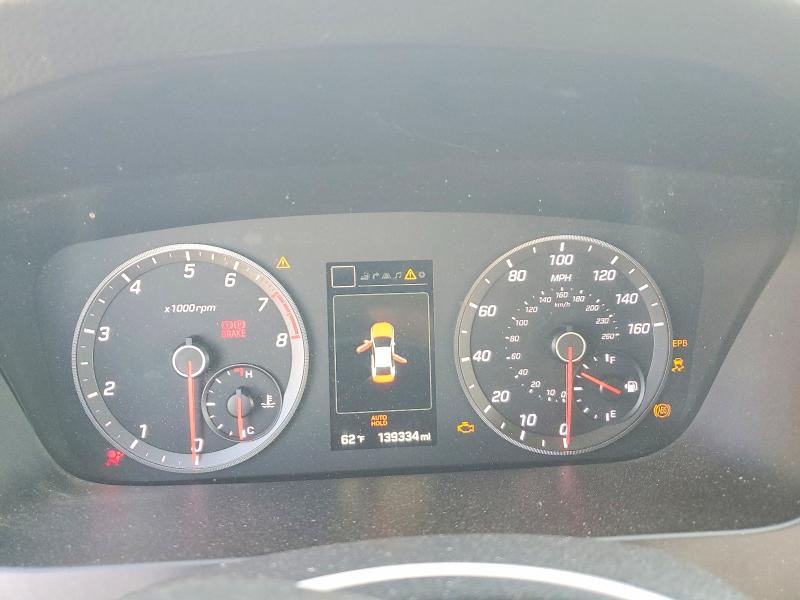 2015 Hyundai Sonata VIN 5NPE34AB0FH071859 COPART salvage auction — FRONT END, Id - Salvage Certificate Of Title, sold $1,350 on 2026-08-21 (photo 9)