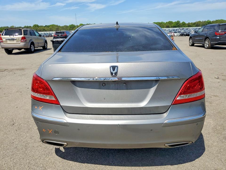 2011 Hyundai Equus VIN KMHGH4JF6BU034727 COPART salvage auction — REAR END, Ny - Mv-907A Salvage Certificate, sold $425 on 2026-07-06 (photo 6)