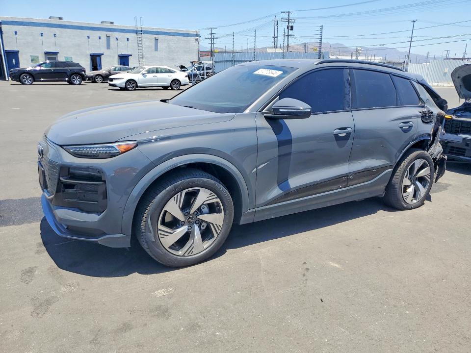 2025 Audi Q6 VIN WA124BGF8SA062840 COPART salvage auction — REAR END, Salvage Title, sold $25,500 on 2026-08-19 (photo 1)