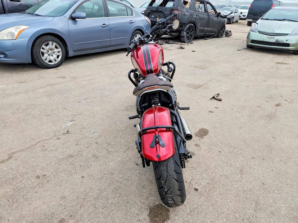 2022 Triumph motorcycle Bonneville VIN SMTD53HL0NTAW7274 COPART salvage auction — FRONT END, IL - SALVAGE CERTIFICATE, sold $2,650 on 2026-07-30 (photo 4)