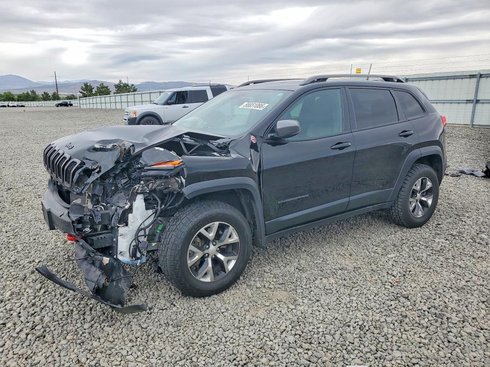 2018 Jeep Cherokee VIN 1C4PJMBX7JD622375 COPART salvage auction — FRONT END, Nv - Salvage Title, sold $1,900 on 2026-07-09 (photo 1)