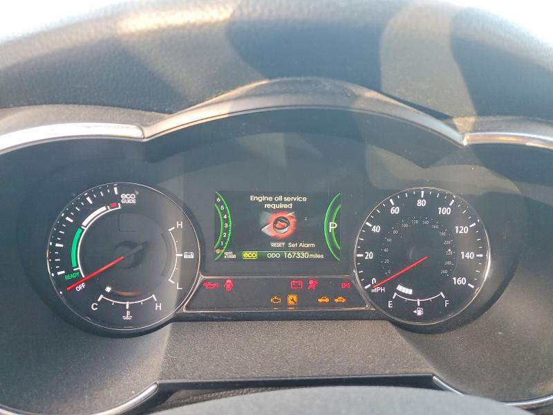 2011 Kia Optima hybrid VIN KNAGM4AD7B5000348 COPART salvage auction — FRONT END, Nv - Certificate Of Title, sold $525 on 2026-07-27 (photo 9)