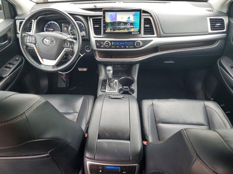 2019 Toyota Highlander VIN 5TDJZRFH5KS942086 COPART salvage auction — FRONT END, In - Cert Of Title-Salvage Title, sold $10,700 on 2026-07-24 (photo 8)