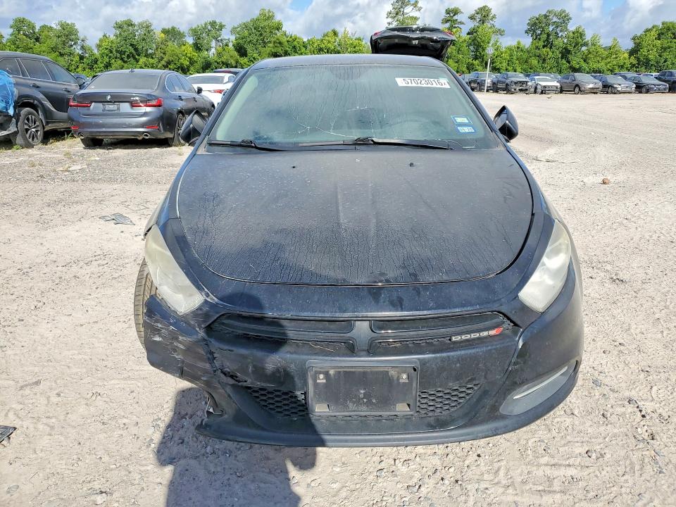 2016 Dodge Dart VIN 1C3CDFAA3GD683282 COPART salvage auction — FRONT END, Tx - Salvage Vehicle Title, sold $525 on 2026-07-10 (photo 5)