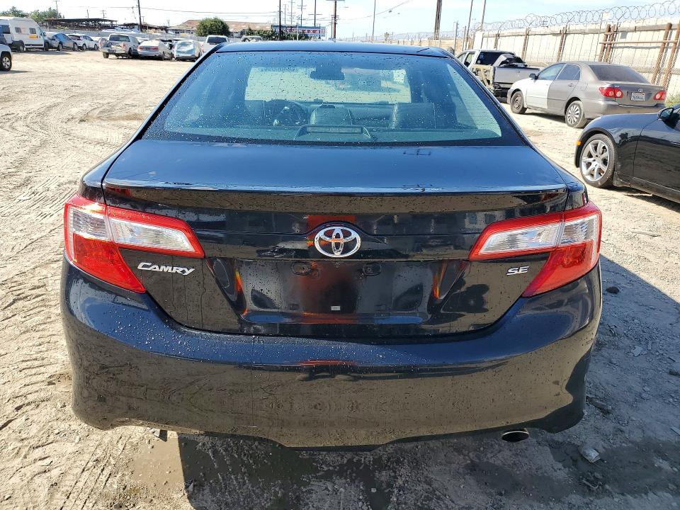 2012 Toyota Camry VIN 4T1BF1FK0CU093214 COPART salvage auction — REAR END, Ca - Salvage Certificate, sold $975 on 2026-07-02 (photo 6)