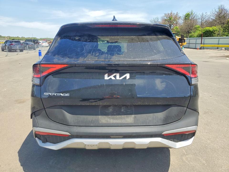 2025 Kia Sportage VIN 5XYK23DF2SG319707 COPART salvage auction — FRONT END, Ga - Certificate Of Title, sold $10,700 on 2026-07-06 (photo 6)