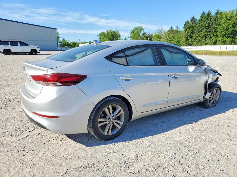 2018 Hyundai Elantra VIN KMHD84LF6JU533431 COPART salvage auction — FRONT END, Ny - Mv-907A Salvage Certificate, sold $1,350 on 2026-07-06 (photo 3)