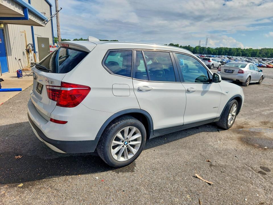 2017 BMW X3 VIN 5UXWZ7C37H0V88679 COPART salvage auction — FRONT END, Ms - Cert Of Title-Salvaged, sold $3,300 on 2026-07-16 (photo 3)