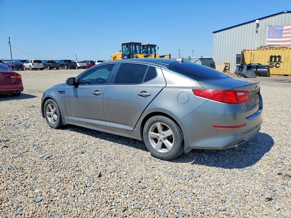 2014 Kia Optima VIN 5XXGM4A75EG335136 COPART salvage auction — SIDE, Tx - Salvage Vehicle Title, sold $775 on 2026-07-14 (photo 2)