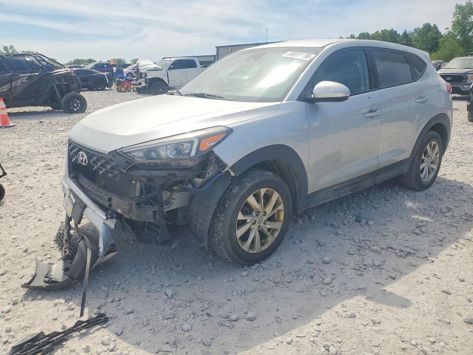2019 Hyundai Tucson VIN KM8J2CA48KU905157 COPART salvage auction — FRONT END, Mi - Certificate Of Title, sold $200 on 2026-07-30 (photo 1)