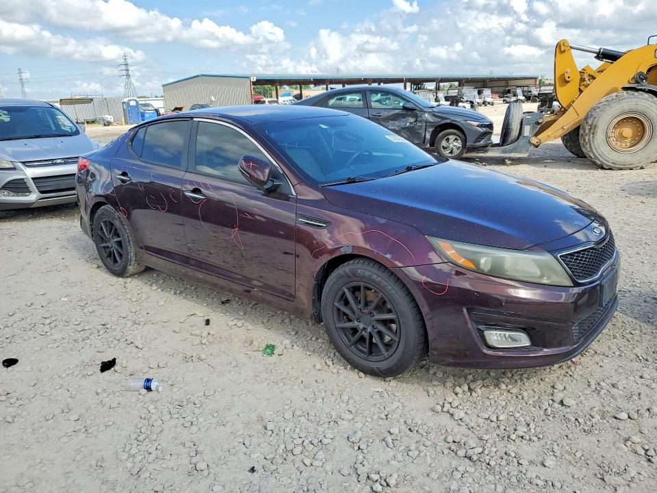 2015 Kia VIN 5XXGM4A73FG477423 COPART salvage auction — VANDALISM, Tx - Salvage Vehicle Title, sold $650 on 2026-07-21 (photo 4)