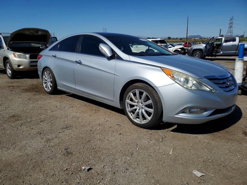 2012 Hyundai VIN 5NPEC4AB7CH374438 COPART salvage auction — UNDERCARRIAGE, Az - Cert Of Title - Salvage, sold $750 on 2026-07-06 (photo 4)