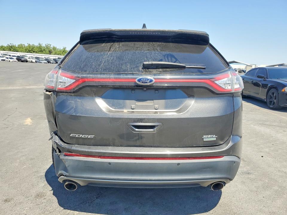 2018 Ford Edge VIN 2FMPK3J93JBB40515 COPART salvage auction — REAR END, Ca - Salvage Certificate, sold $1,900 on 2026-07-09 (photo 6)