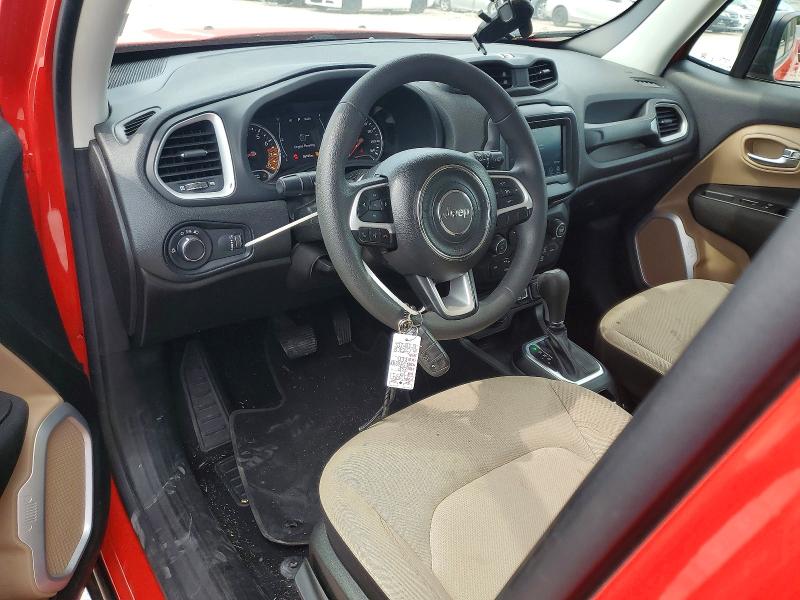 2019 Jeep Renegade VIN ZACNJBAB1KPJ74829 COPART salvage auction — REAR END, Va - Cert Of Title - Salvage, sold $1,300 on 2026-07-13 (photo 8)