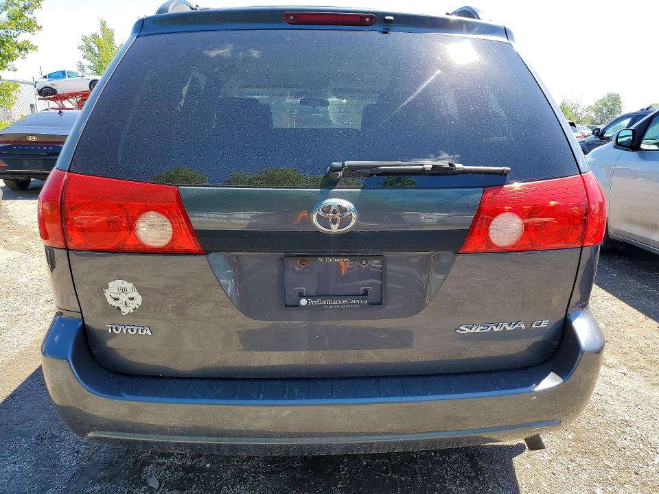 2010 Toyota Sienna VIN 5TDZK4CC1AS291475 COPART salvage auction — MECHANICAL, On - Permit No Brand - Unfit, sold $1,850 on 2026-07-23 (photo 6)