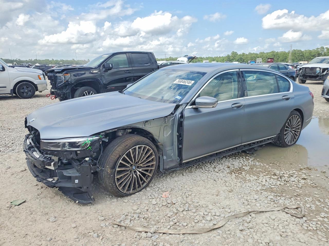 2022 BMW 7 Series VIN WBA7U2C00NCK71802 — COPART salvage auction photo