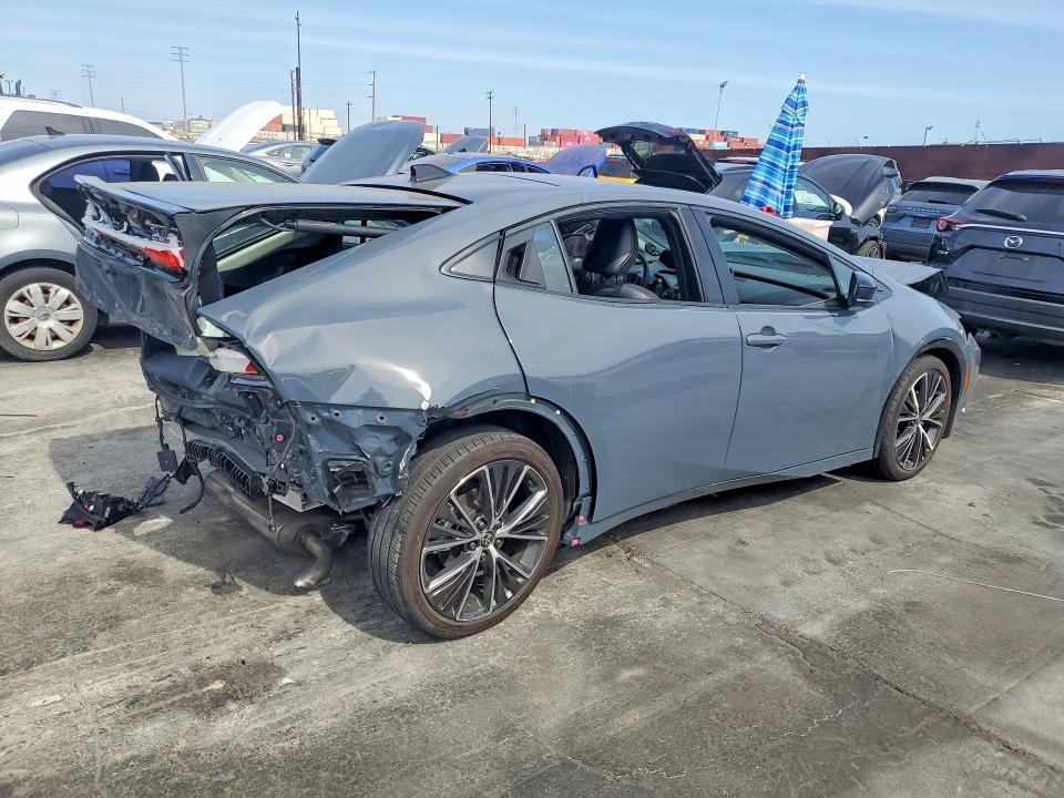2025 Toyota Prius VIN JTDACAAU1S3059613 COPART salvage auction — REAR END, Ca - Salvage Certificate, sold $4,900 on 2026-07-08 (photo 3)