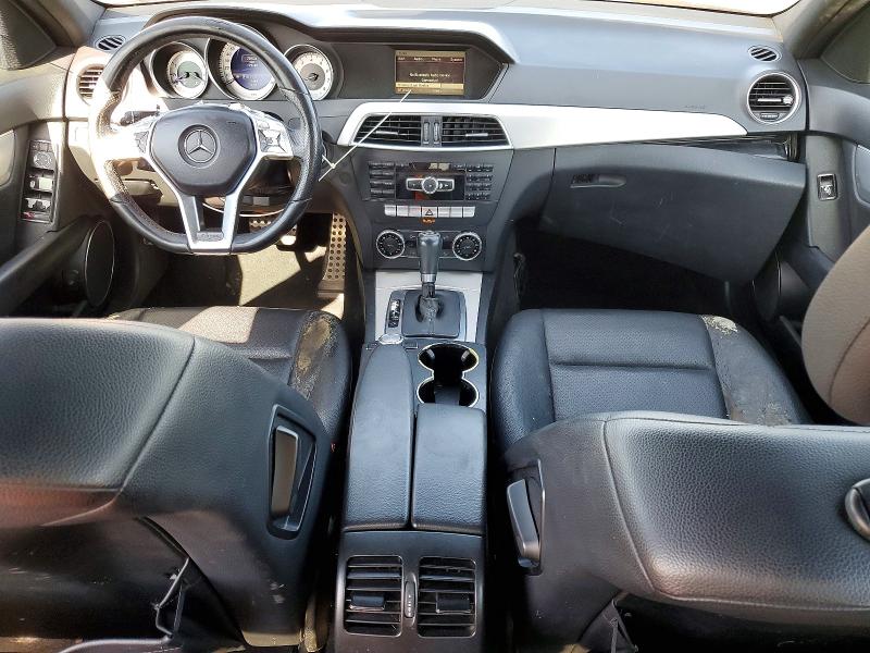 2013 Mercedes-benz C-klasse VIN WDDGF4HB9DR293625 COPART salvage auction — FRONT END, Ca - Salvage Certificate, sold $550 on 2026-07-09 (photo 8)