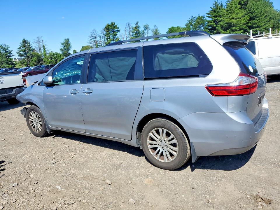 2017 Toyota VIN 5TDYZ3DC7HS812273 COPART salvage auction — FRONT END, Md - Cert Of Salvage > 75% Damage, sold $1,750 on 2026-07-27 (photo 2)