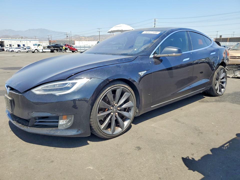 2016 Tesla Model s VIN 5YJSA1E2XGF144804 COPART salvage auction — REAR END, CA - SALVAGE CERTIFICATE, sold $5,300 on 2026-07-20 (photo 1)