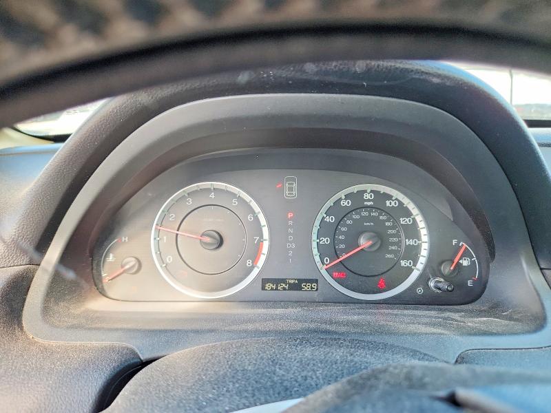2012 Honda Accord VIN 1HGCP2F89CA186395 COPART salvage auction — SIDE, Tx - Salvage Vehicle Title, sold $725 on 2026-07-02 (photo 9)