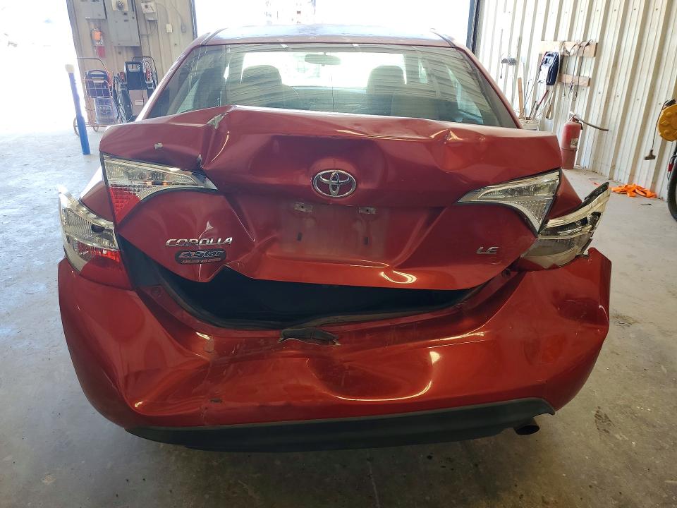 2015 Toyota Corolla VIN 5YFBURHE4FP255346 COPART salvage auction — REAR END, Tx - Salvage Vehicle Title, sold $150 on 2026-07-24 (photo 6)
