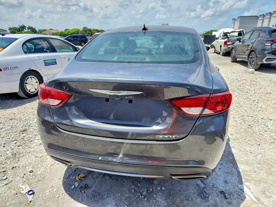 2015 Chrysler 200 VIN 1C3CCCCG8FN520073 COPART salvage auction — FRONT END, VA - CERTIFICATE OF TITLE, sold $275 on 2026-07-22 (photo 6)