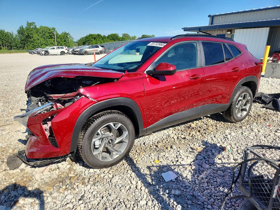2025 Chevrolet VIN KL77LHEP8SC218129 COPART salvage auction — FRONT END, Mi - Scrap Certificate Of Title, sold $2,600 on 2026-07-23 (photo 1)