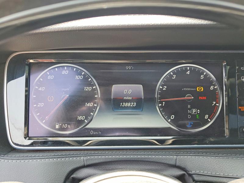 2016 Mercedes-benz S-klasse VIN WDDUG8CB2GA234739 COPART salvage auction — NORMAL WEAR, Tx - Certificate Of Title, sold $1,200 on 2026-07-07 (photo 9)