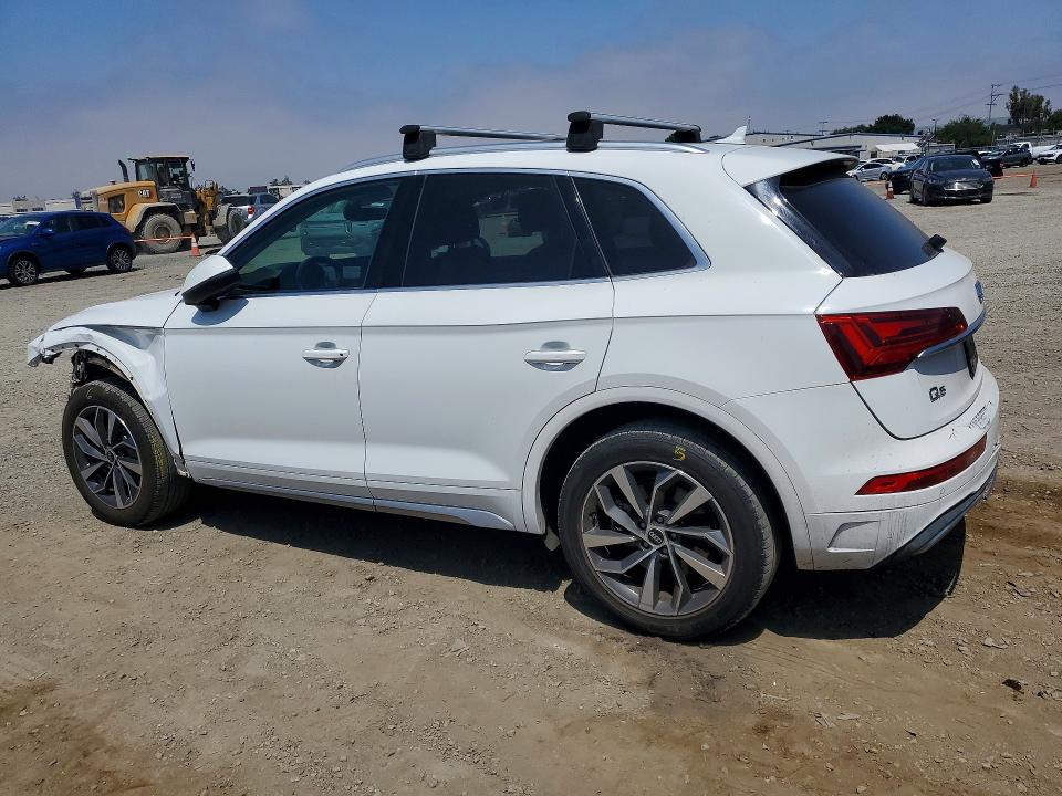 2021 Audi Q5 VIN WA1BAAFY9M2019448 COPART salvage auction — FRONT END, CA - SALVAGE CERTIFICATE, sold $9,200 on 2026-07-24 (photo 2)