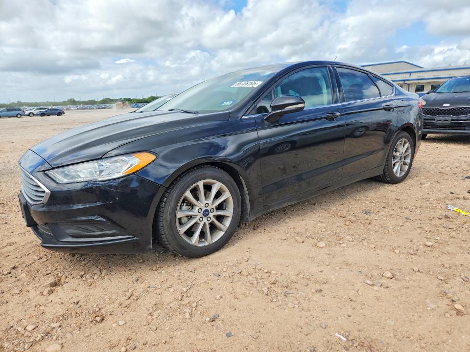 2017 Ford Fusion VIN 3FA6P0LU2HR246537 COPART salvage auction — REAR END, Tx - Salvage Vehicle Title, sold $1,450 on 2026-07-02 (photo 1)