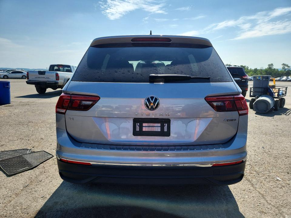 2024 Volkswagen Tiguan VIN 3VV2B7AX6RM154277 COPART salvage auction — FRONT END, Pa - Certificate Of Salvage, sold $7,400 on 2026-07-31 (photo 6)
