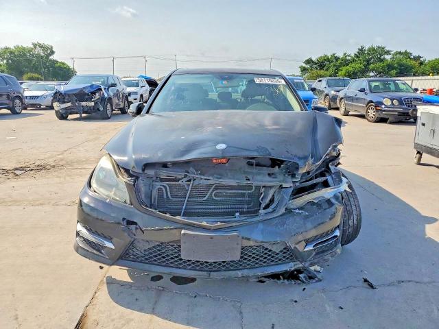 2013 Mercedes-benz C-klasse VIN WDDGF4HBXDA869897 COPART salvage auction — FRONT END, Tx - Salvage Vehicle Title, sold $900 on 2026-07-06 (photo 5)