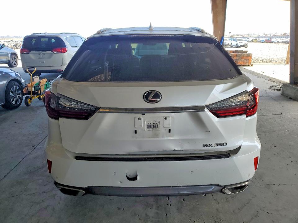 2016 Lexus Rx VIN 2T2ZZMCA7GC026275 COPART salvage auction — REAR END, Ca - Salvage Certificate, sold $5,000 on 2026-07-30 (photo 6)