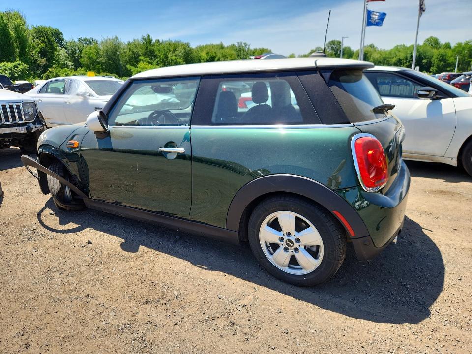 2018 Mini Cooper VIN WMWXP5C59J3D02062 COPART salvage auction — FRONT END, CT - CERT OF TITLE-SALVAGE, sold $1,600 on 2026-07-23 (photo 2)