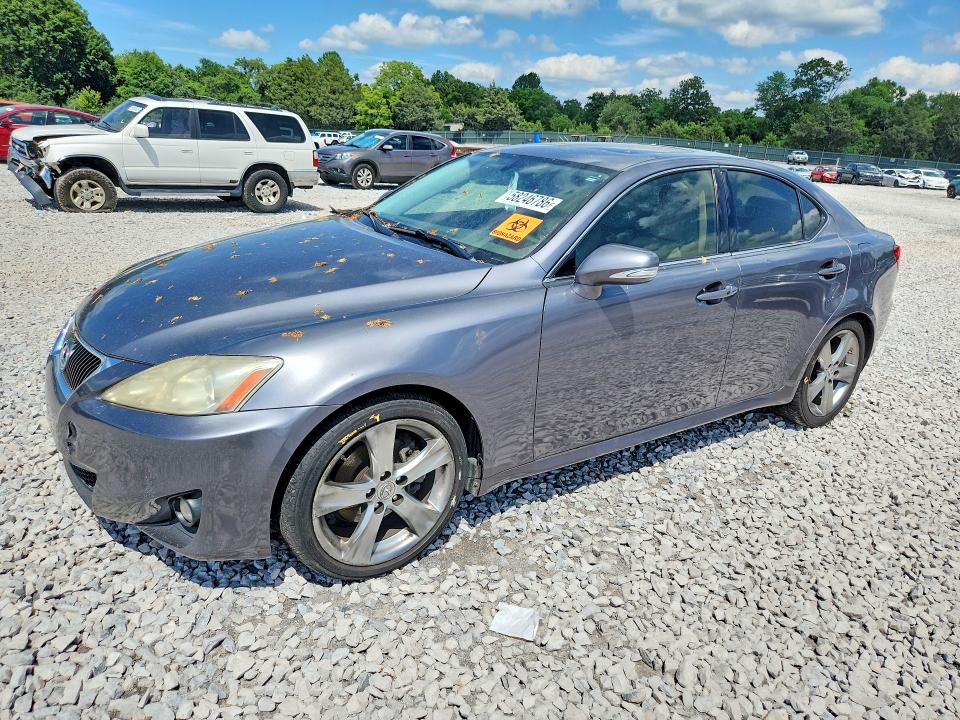 2012 Lexus Is VIN JTHBF5C23C5159554 COPART salvage auction — SIDE, Tn - Salvage Certificate, sold $425 on 2026-07-02 (photo 1)