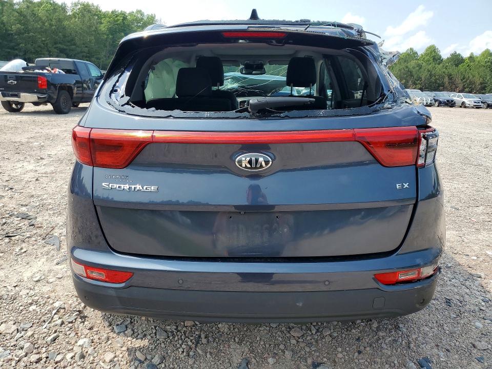 2018 Kia Sportage VIN KNDPNCAC5J7309935 COPART salvage auction — ALL OVER, VA - CERT OF TITLE - SALVAGE, sold $525 on 2026-07-20 (photo 6)