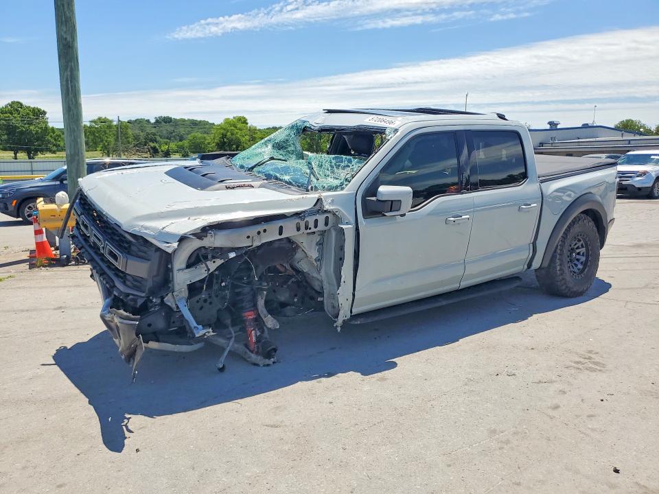 2023 Ford F-150 lightning VIN 1FTFW1RG2PFA56690 COPART salvage auction — ALL OVER, Tn - Salvage Certificate, sold $20,300 on 2026-07-27 (photo 1)