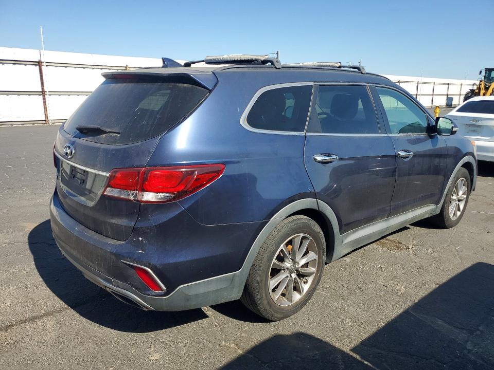2017 Hyundai Santa fe VIN KM8SN4HF4HU190220 COPART salvage auction — MINOR DENT/SCRATCHES, Ca - Dis/Dlr/Exp Only Clean Title, sold $1,450 on 2026-07-30 (photo 3)