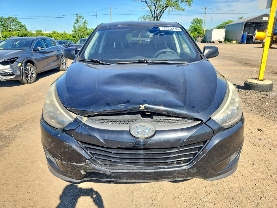 2014 Hyundai Tucson VIN KM8JT3AF9EU863570 COPART salvage auction — FRONT END, Qc - Gravement Accidente, sold $625 on 2026-07-21 (photo 5)