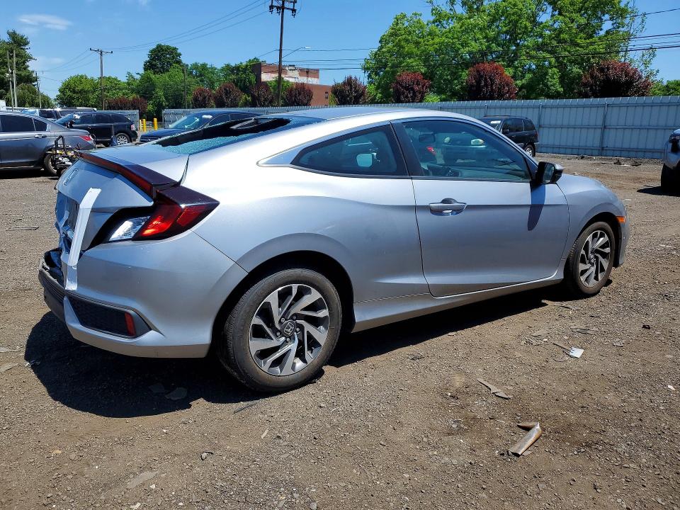 2019 Honda Civic VIN 2HGFC4B63KH300142 COPART salvage auction — REAR END, Ct - Cert Of Title-Salvage, sold $2,950 on 2026-07-02 (photo 3)