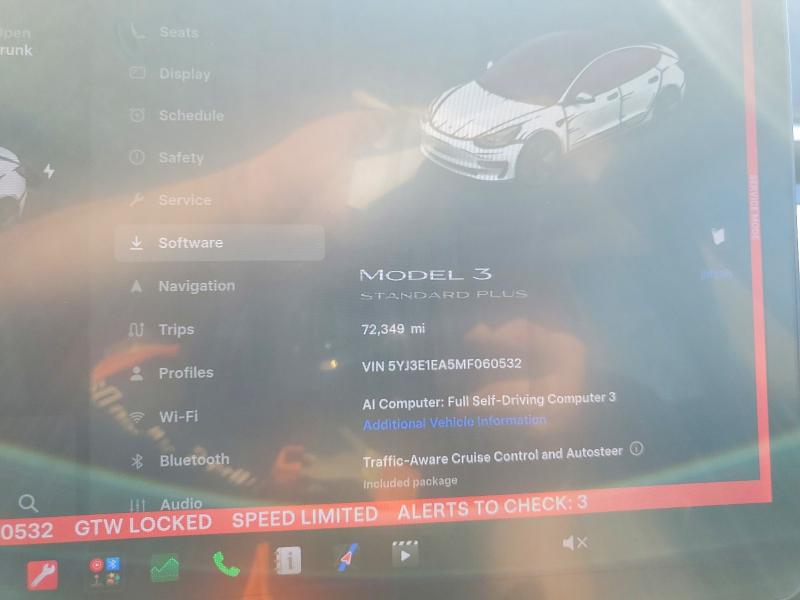 2021 Tesla Model 3 VIN 5YJ3E1EA5MF060532 COPART salvage auction — FRONT END, VA - CERT OF TITLE - SALVAGE, sold $6,700 on 2026-07-29 (photo 9)