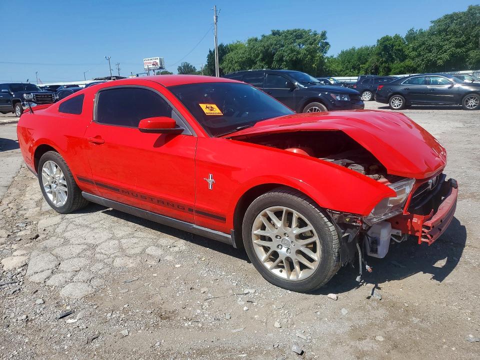 2012 Ford VIN 1ZVBP8AM9C5221606 COPART salvage auction — FRONT END, Ok - Cert Of Title-Salvage, sold $1,000 on 2026-07-23 (photo 4)