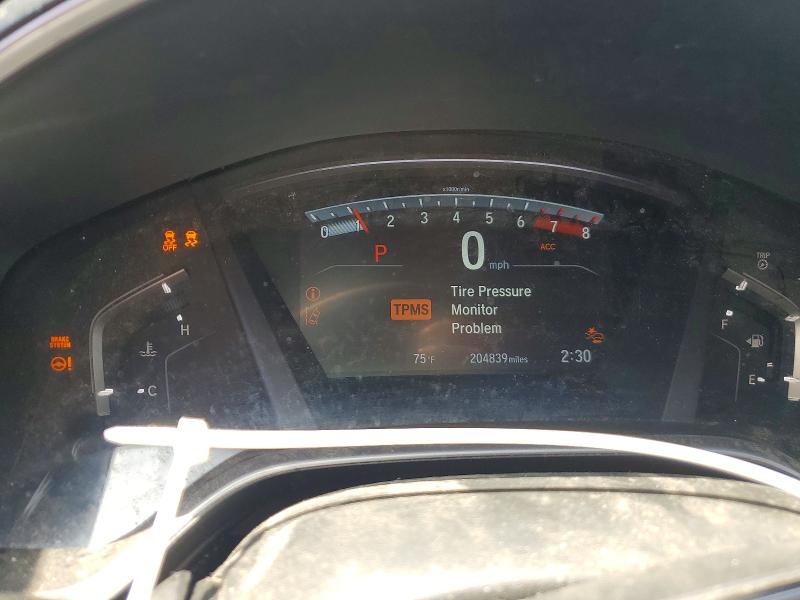 2017 Honda Cr-v VIN 7FARW1H55HE022072 COPART salvage auction — FRONT END, CA - CERTIFICATE OF TITLE, sold $125 on 2026-07-28 (photo 9)
