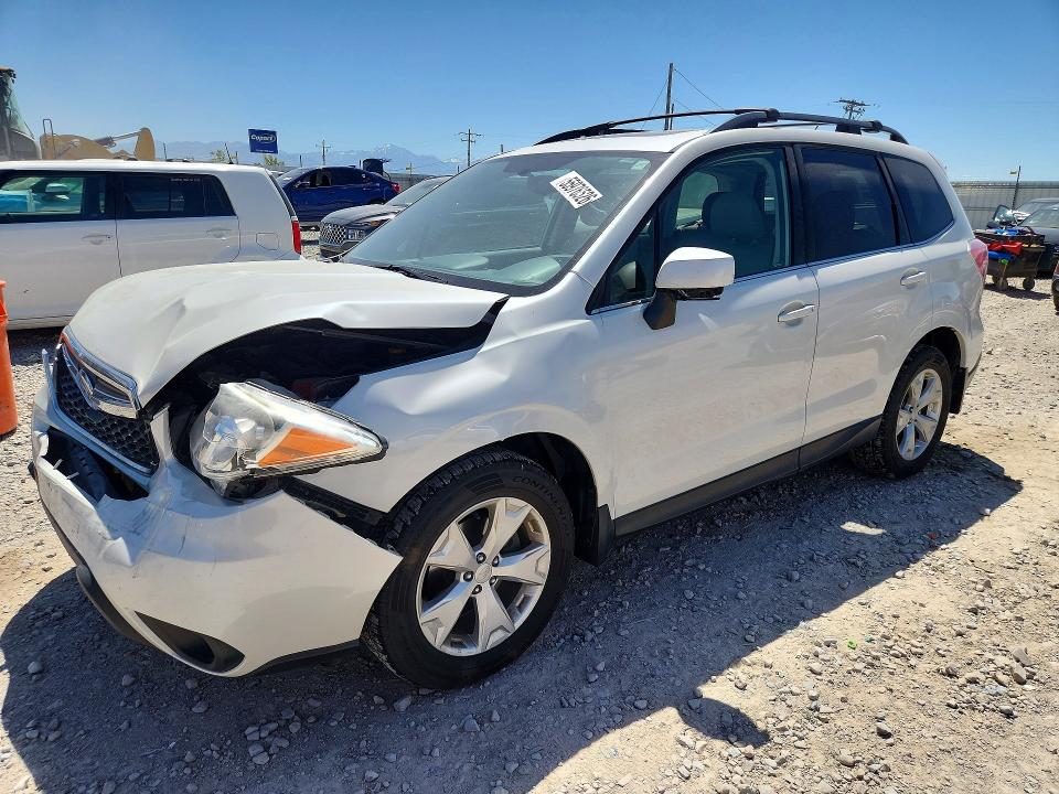 2015 Subaru Forester VIN JF2SJAHC8FH513888 COPART salvage auction — FRONT END, Ut - Salvage Certificate, sold $1,900 on 2026-07-24 (photo 1)