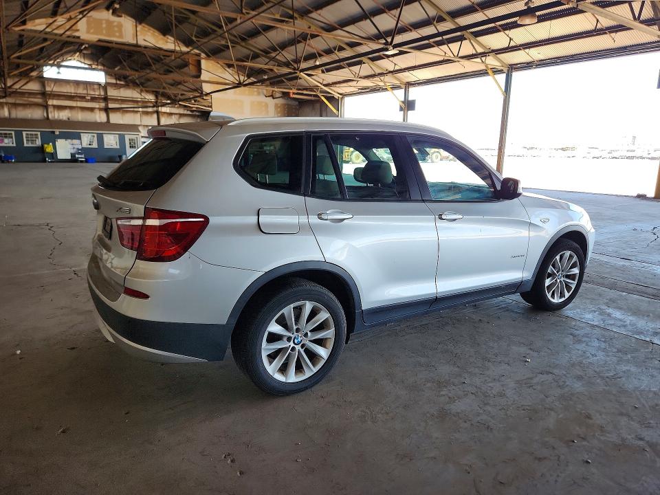 2013 BMW X3 VIN 5UXWX9C53D0A20283 COPART salvage auction — REAR END, AZ - CERTIFICATE OF TITLE (P), sold $1,100 on 2026-07-27 (photo 3)